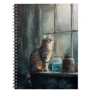 Cat in the Windowlight Notebook