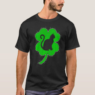 Cat Irish Shamrock Balinese Cat St Patrick S Day 1 T-Shirt