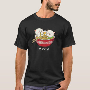 Cat Japanese Tokyo Cat Ramen T-Shirt