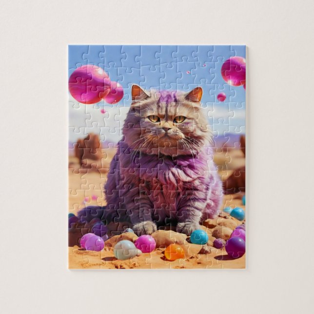 Cat jigsaw puzzle (Vertical)