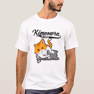 Cat Jiu Jitsu Kimura Kimeowra Cute Kawaii BJJ Funn T-Shirt