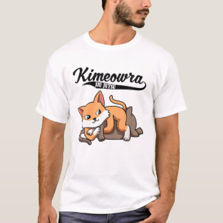 Cat Jiu Jitsu Kimura Kimeowra Cute Kawaii BJJ Funn T-Shirt