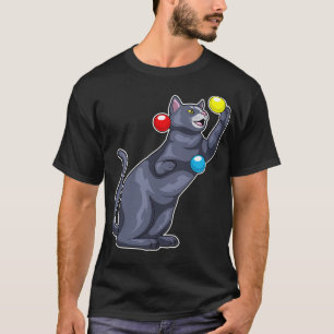 Cat Juggler Juggle T-Shirt