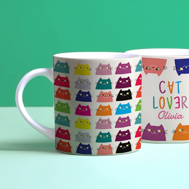 Cat Kawaii Pattern Coffee Mug (Creator Uploaded)