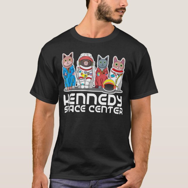 Cat Kennedy Space T-Shirt (Front)