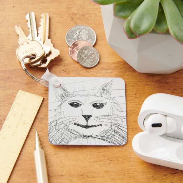 Cat Key Ring (Desk)