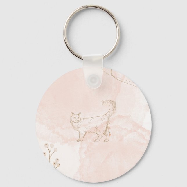 cat keychain (Front)