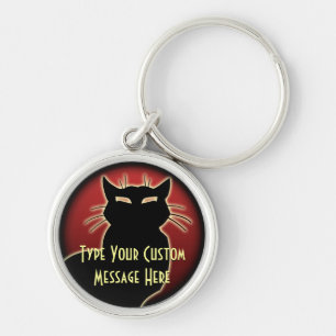 Cat Keychain Cat Gifts Personalised Keychains