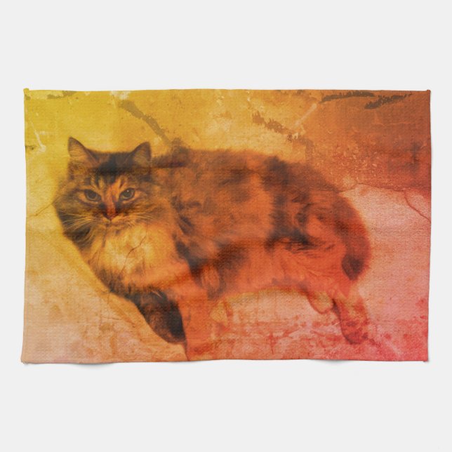 Cat Kitchen Towel (Horizontal)
