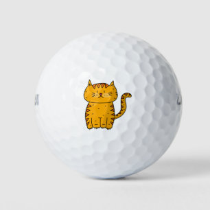 Cat Kitten Animal Feline Kitty Domestic Mammal Golf Balls