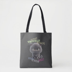 Cat Kitten Cuttest Trouble Maker Cute Adorable Fun Tote Bag
