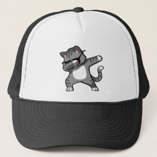 Cat Kitten Dab Hoodie Trucker Hat