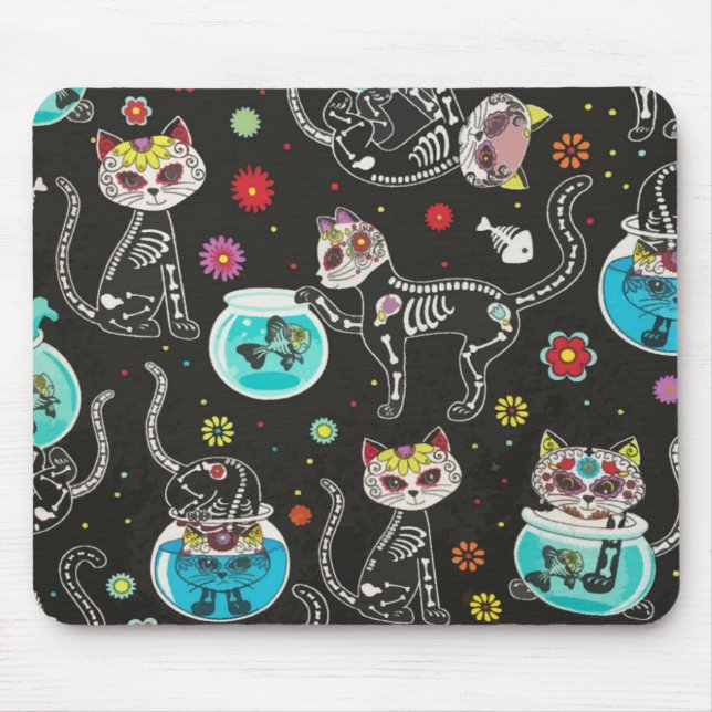 Cat Kitten face Mask pets animals mom kitty Mouse Pad (Front)