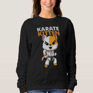 Cat Kitten Karate Sweatshirt