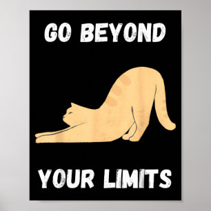 Cat Kitten Motivational Inspirational Quote Gift Poster