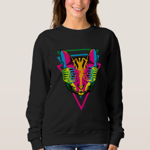 Cat Kitten Party Funny EDM Music Rave Techno Sweatshirt