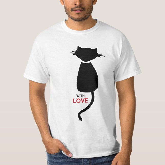 Cat Kitty Couple Men's T-Shirt (Front)