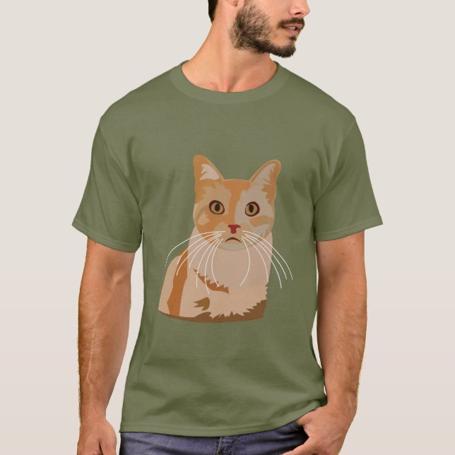 Cat Kitty Cute Cat  T-Shirt (Front)