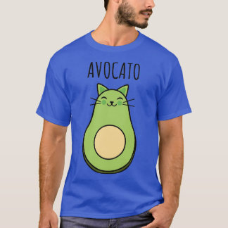 Cat Kitty Kitten Avocado Avocato pun T-Shirt