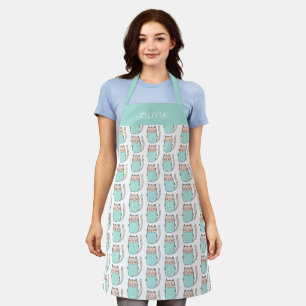 Cat Kitty Kitten pattern Apron