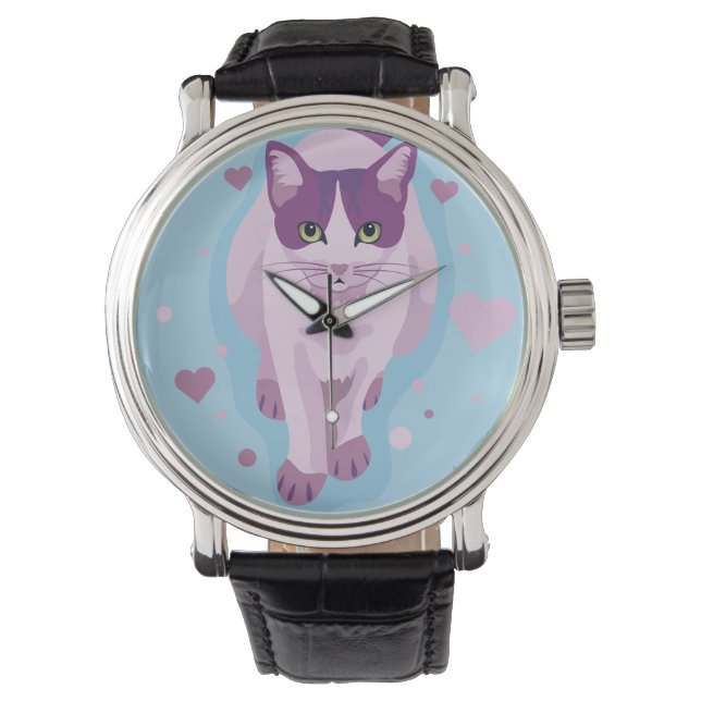Cat, Kitty, Meow Watch (Front)