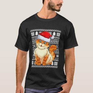 Cat Kitty Ugly Christmas Sweater Style Cat Xmas