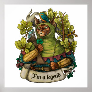 Cat Knight vintage  print