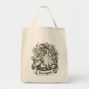 Cat Knight vintage print Tote Bag