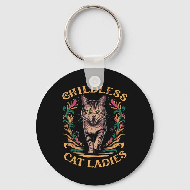 Cat Ladies 2024  Key Ring (Front)