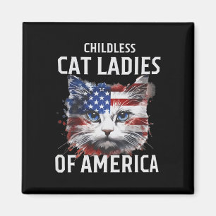 Cat Ladies Against Fascism 1 Magnet