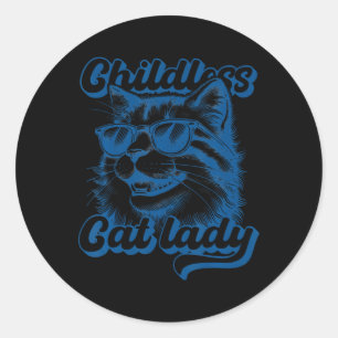 Cat Ladies Against Fascism 2 Classic Round Sticker