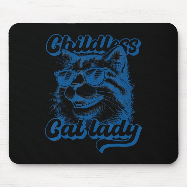 Cat Ladies Against Fascism 2  Mouse Pad (Front)