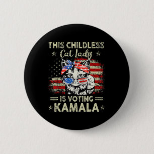 Cat Ladies Against Fascism 3  6 Cm Round Badge