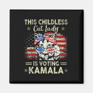 Cat Ladies Against Fascism 3 Magnet