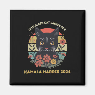 Cat Ladies Against Fascism Magnet