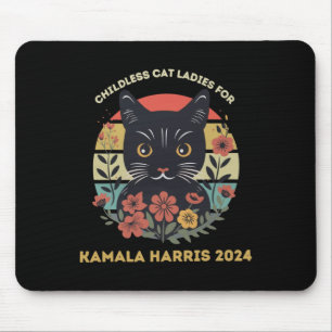 Cat Ladies Against Fascism Mouse Pad