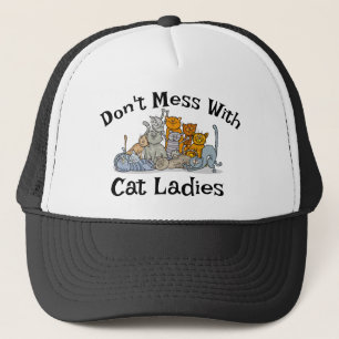 Cat Ladies Design Trucker Hat