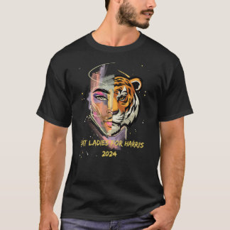 Cat Ladies for Harris 2024 T-Shirt