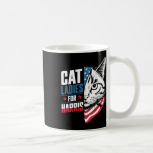 Cat Ladies For Harris President Kamala Harris 2024 Coffee Mug