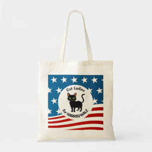 Cat Ladies for Harris/Walz Design Tote Bag