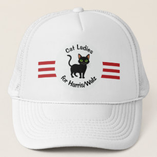 Cat Ladies for Harris/Walz Design  Trucker Hat