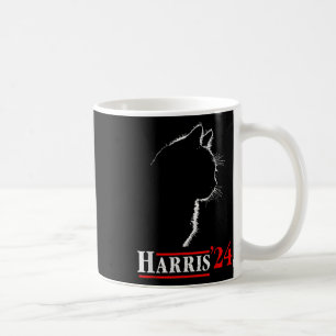 Cat Ladies For Kamala Funny Cat 2024 President Kam Coffee Mug