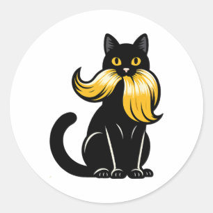 Cat Ladies For Kamala Harris Anti-trump Funny Elec Classic Round Sticker