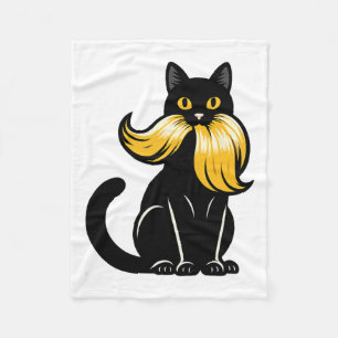 Cat Ladies For Kamala Harris Anti-trump Funny Elec Fleece Blanket