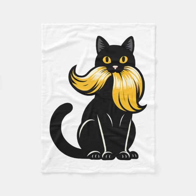 Cat Ladies For Kamala Harris Anti-trump Funny Elec Fleece Blanket (Front)