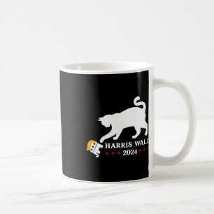 Cat Ladies For Kamala Harris Madam President Funny Coffee Mug