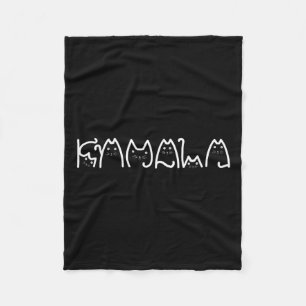 Cat Ladies For Kamala Harris Waltz Cat Lady Funny Fleece Blanket