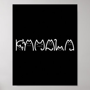 Cat Ladies For Kamala Harris Waltz Cat Lady Funny Poster