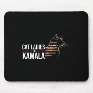 Cat Ladies For Kamala Mouse Pad