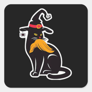 Cat Ladies Kamala Harris 2024 Square Sticker